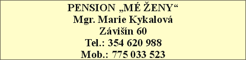 Pension Mé ženy - Marie Kykalová.png